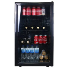 SIA DC1BL - 188L Black Undercounter Drinks Fridge / Wine Cooler - London Houseware - 4