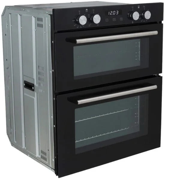 60cm Black Electric Built Under Double Oven - SIA DO101 - London Houseware - 2