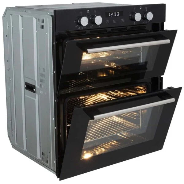 60cm Black Electric Built Under Double Oven - SIA DO101 - London Houseware - 6