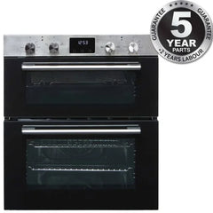 60cm Stainless Steel Built In Electric Double Oven - SIA DO111SS - London Houseware - 1