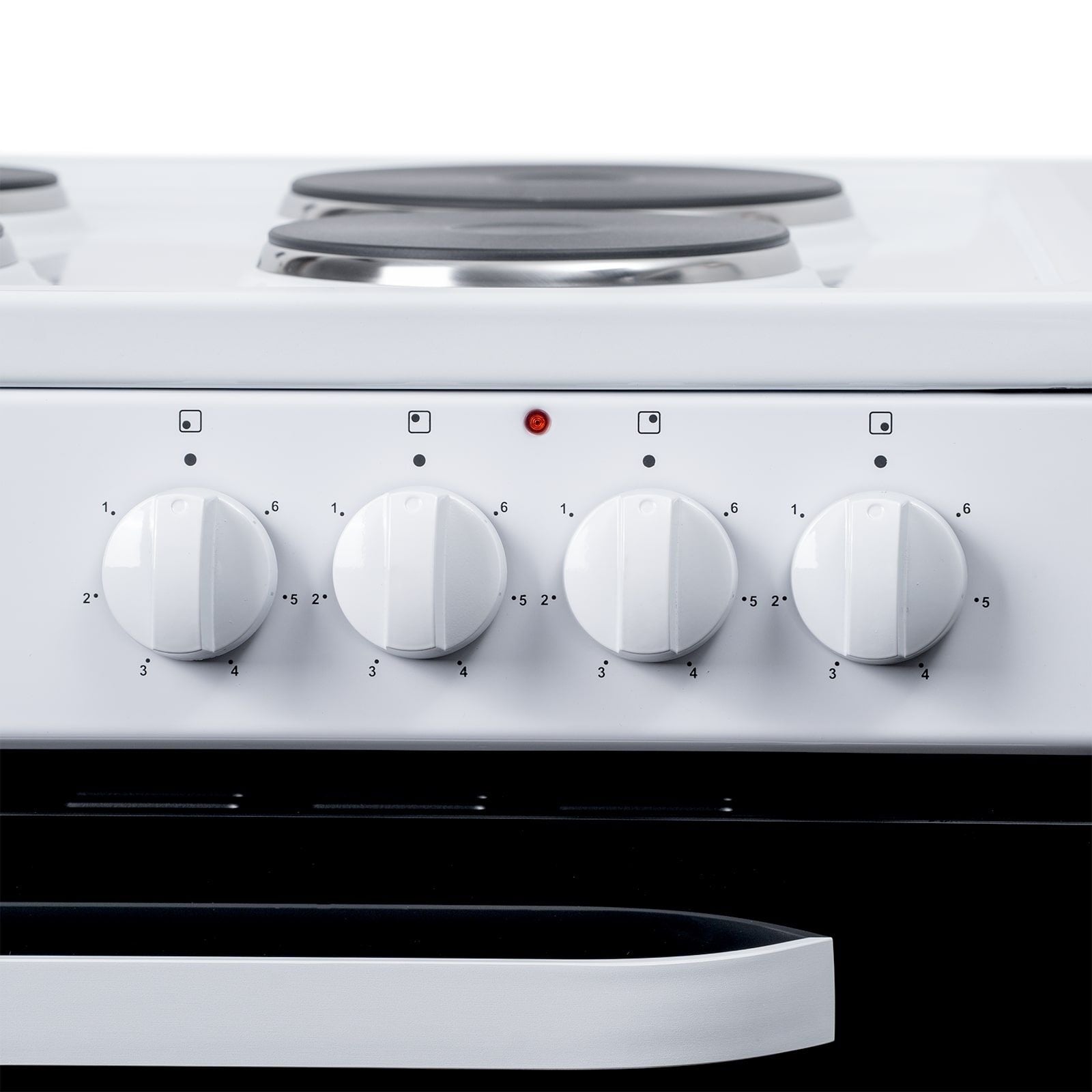 60cm Electric Cooker Oven and Hob/Freestanding, White – SIA ESCA61W - London Houseware - 4