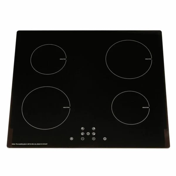 Black ECO 13 Amp Plug In Induction Hob, 60cm, 4 Zone - SIA INDH61BL - London Houseware - 1