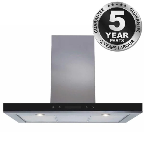 Extractor Fan Cooker Hood - SIA LIN91SS - 90cm , SS - London Houseware - 2