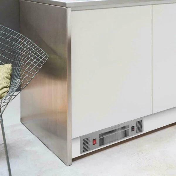 2kW Stainless Steel Electric Plinth Heater - SIA PLH1 - London Houseware - 2