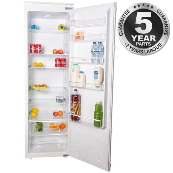 304L White Tall Larder Fridge With Auto Defrost – SIA RFI106 - London Houseware - 9