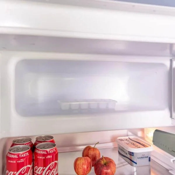 112L White Integrated Under Counter Fridge with Ice Box - SIA RFU102 - London Houseware - 5