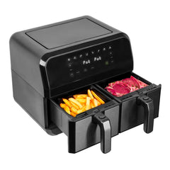 Black Air Fryer, 8 Program, Digital Control - SIA SAF76K - London Houseware - 2