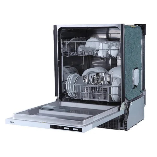 60cm Integrated Dishwasher / 12 Places - SIA SBID60 - London Houseware - 5