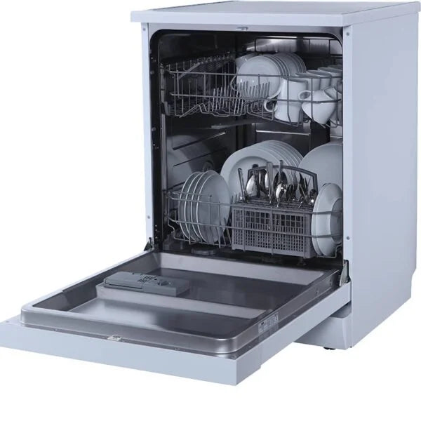 60cm White Freestanding Dishwasher / 12 Places - SIA SFSD60W - London Houseware - 4