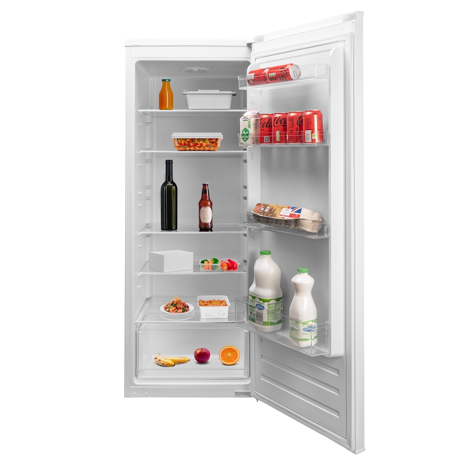 160L Tall Larder Fridge Single Door, White - SIA SLF144WH - London Houseware - 5