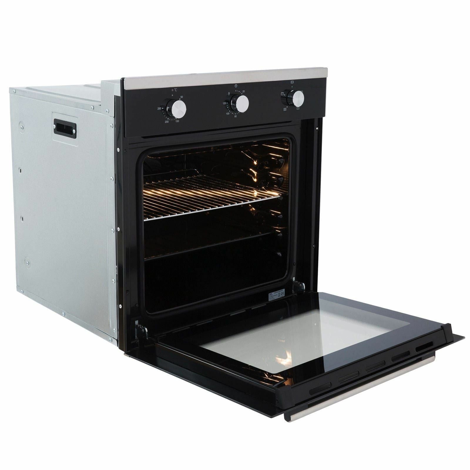 60cm Built In Electric Oven, Black – SIA SO101 - London Houseware - 3