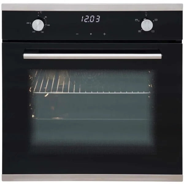 60cm Built In Electric Oven, Black - SIA SO103 - London Houseware - 2