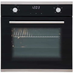 60cm Built In Electric Oven, Black - SIA SO103 - London Houseware - 2