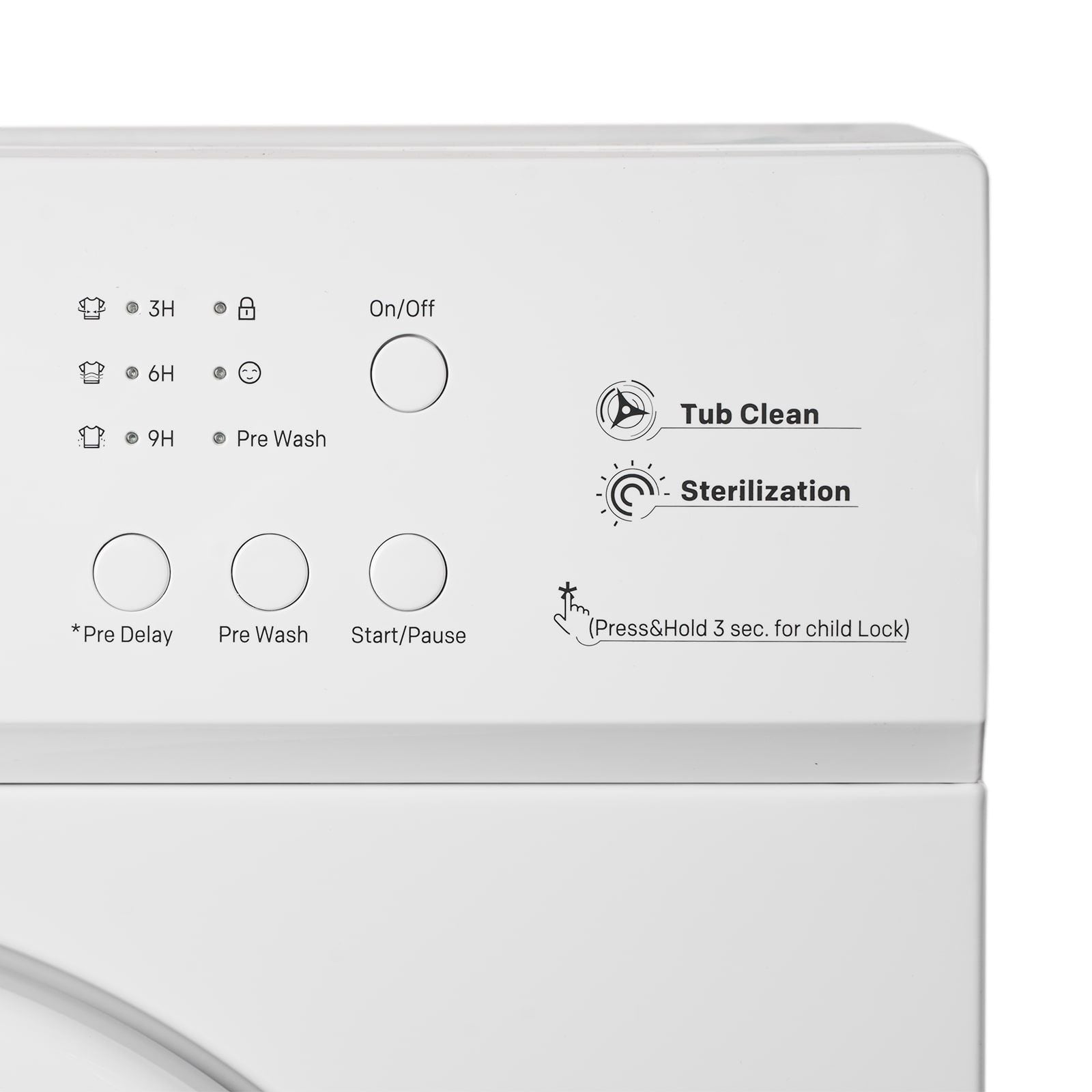 6kg Washing Machine White, Freestanding – SIA SWM6100W - London Houseware - 6