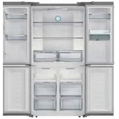 4 Door American Fridge Freezer 490L, Silver – SIA SXD505IX - London Houseware - 3