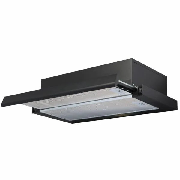 60cm Kitchen Extractor Fan Cooker Hood , Black - SIA TSH60BL - London Houseware - 5