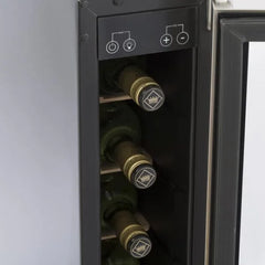 SIA WC15SS - 15cm 7 Bottle LED Under Counter Wine Cooler - London Houseware - 4