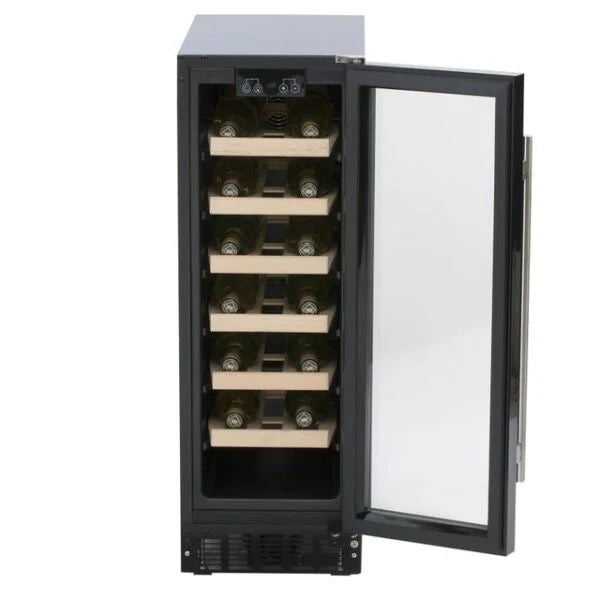 SIA WC30BL - 30 cm 19 Bottle Under Counter Wine Cooler Chiller - London Houseware - 3