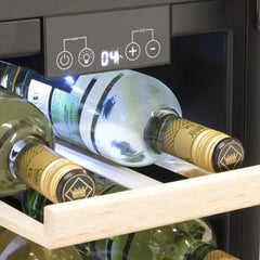 SIA WC30BL - 30 cm 19 Bottle Under Counter Wine Cooler Chiller - London Houseware - 4