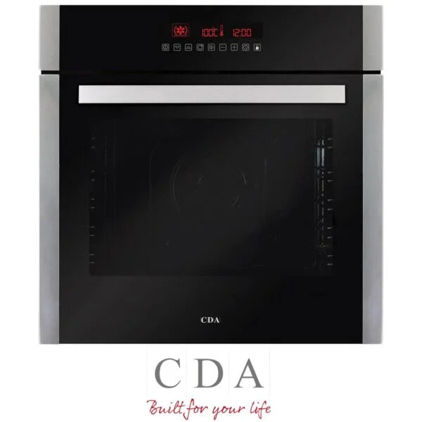 60cm Built In Electric Oven, Black - CDA SK511SS - London Houseware - 1