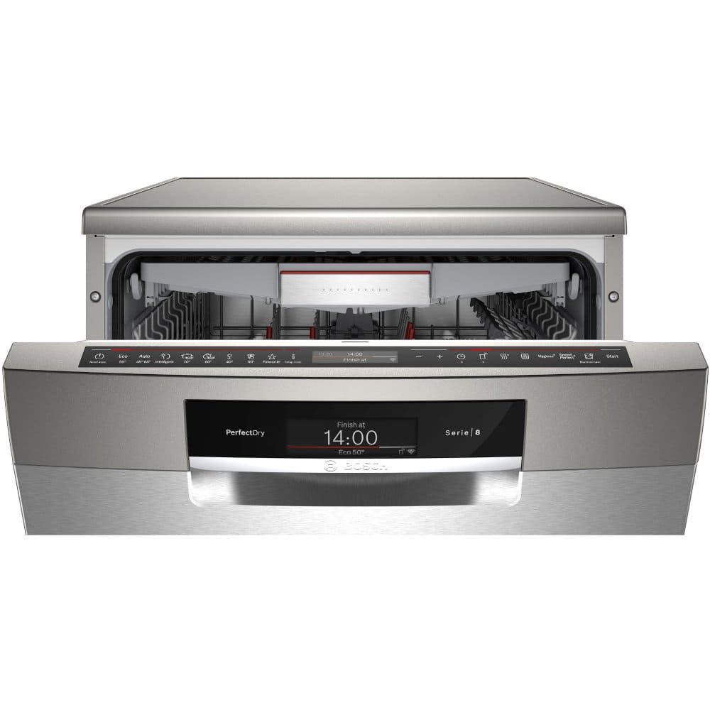 Bosch Dishwasher, 60cm Silver Freestanding - Series 8 SMS8YCI03E - London Houseware - 7