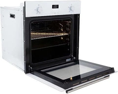 60cm Built In Electric Oven, White - SIA SO103WH - London Houseware - 2