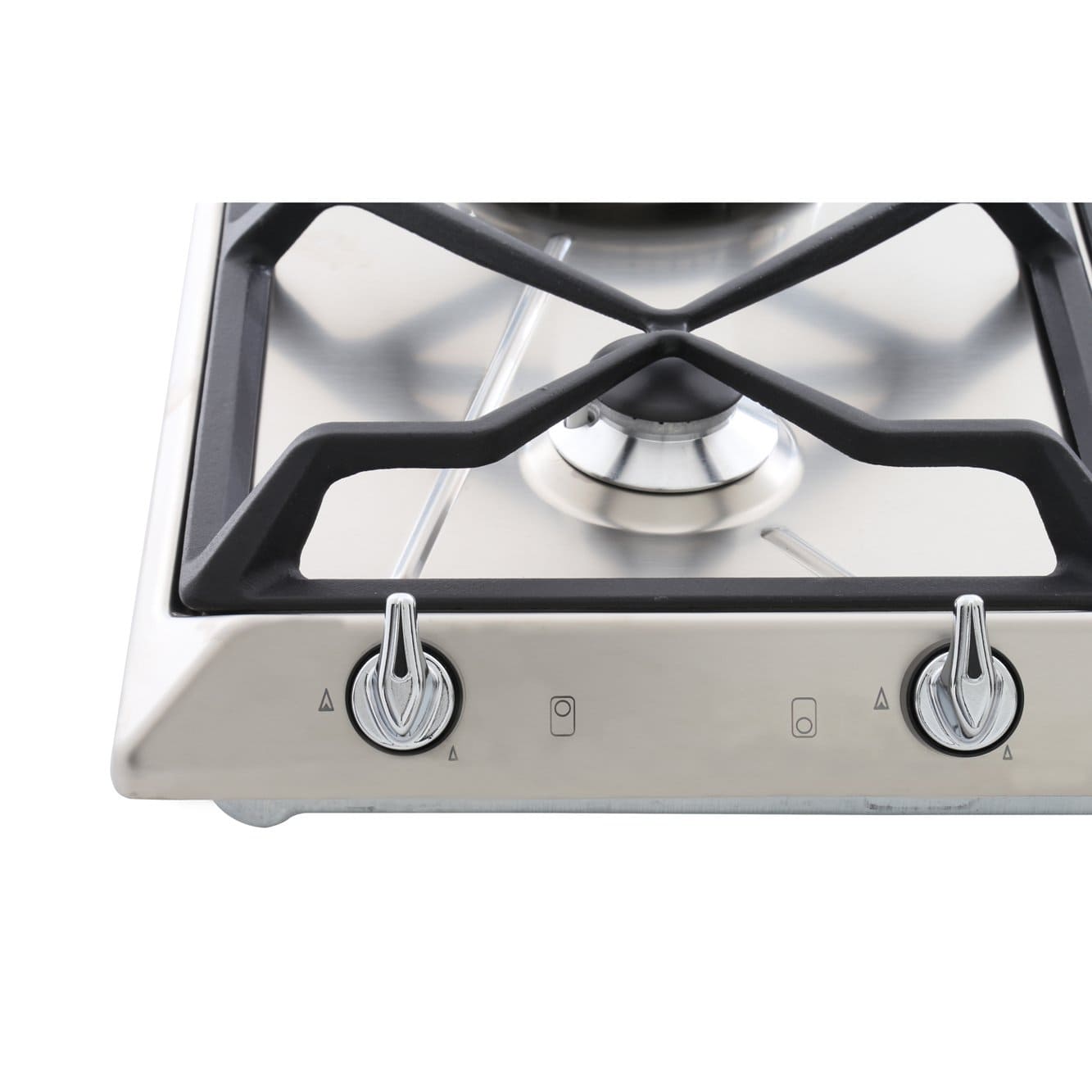 Victoria 4 Burner Smeg Gas Hob Stainless Steel - SR964XGH - Naamaste London Homewares - 6