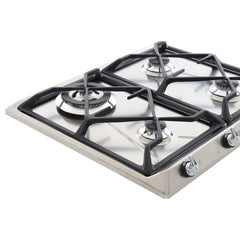 Victoria 4 Burner Smeg Gas Hob Stainless Steel - SR964XGH - Naamaste London Homewares - 4