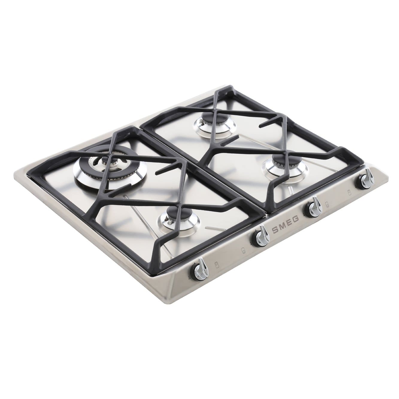 Victoria 4 Burner Smeg Gas Hob Stainless Steel - SR964XGH - Naamaste London Homewares - 3