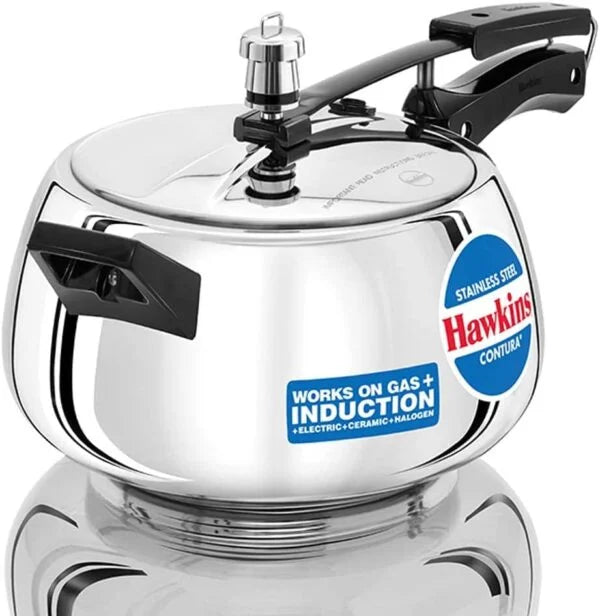 Hawkins Contura Stainless Steel Pressure Cooker - 5L / SSC50 - London Houseware - 1