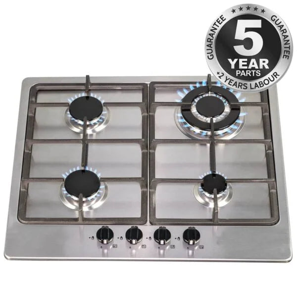 SIA SSG601SS- 60cm Stainless Steel 4 Burner Gas Hob - London Houseware - 8