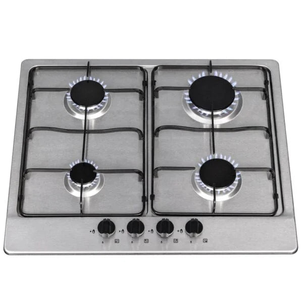 SIA SSG602SS - 60cm Stainless Steel 4 Burner Gas Hob - London Houseware - 2