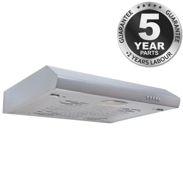 60cm Silver Kitchen Extractor Fan / Visor Cooker Hood - SIA STH60SI - London Houseware - 2