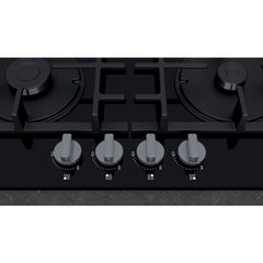 60cm 4 Burner Neff Gas Hob, Black Tempered Glass - T26CB49S0 N50 - Naamaste London Homewares - 2