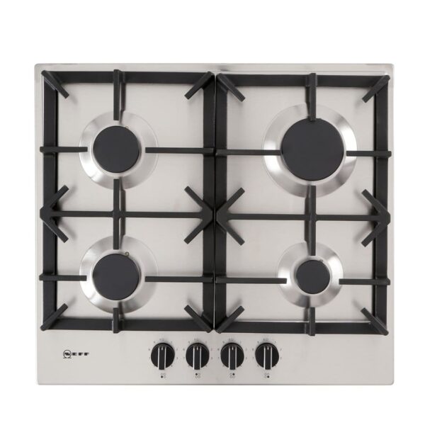 60cm 4 Burner Neff Gas Hob Stainless Steel - T26DS49N0 N70 - Naamaste London Homewares - 1