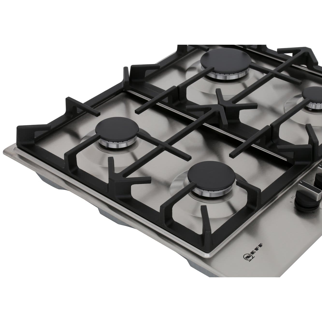 60cm 4 Burner Neff Gas Hob Stainless Steel - T26DS49N0 N70 - Naamaste London Homewares - 5