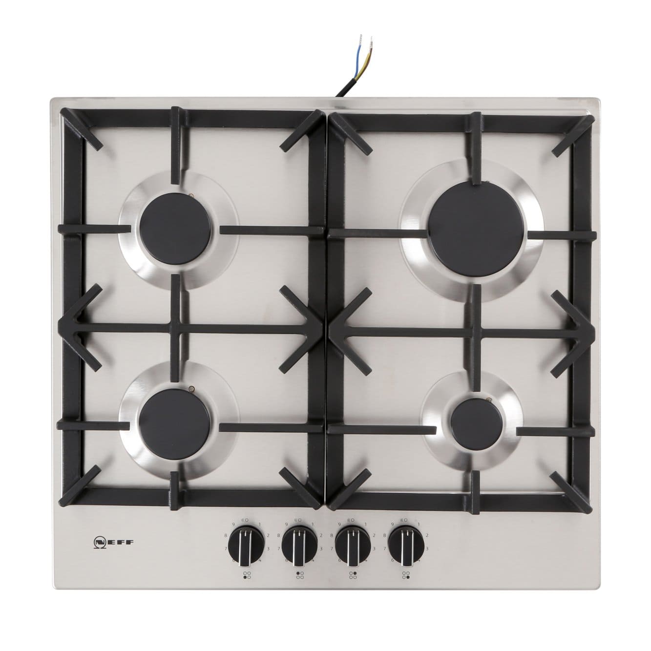 60cm 4 Burner Neff Gas Hob Stainless Steel - T26DS49N0 N70 - Naamaste London Homewares - 2