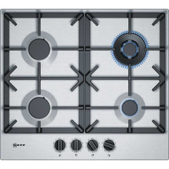 60cm 4 Burner Neff Gas Hob, Stainless Steel - T26DS59N0 N70 - Naamaste London Homewares - 1