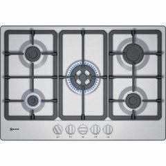 75cm Neff 5 Burner Gas Hob Stainless Steel - T27BB59N0 N50 - Naamaste London Homewares - 1