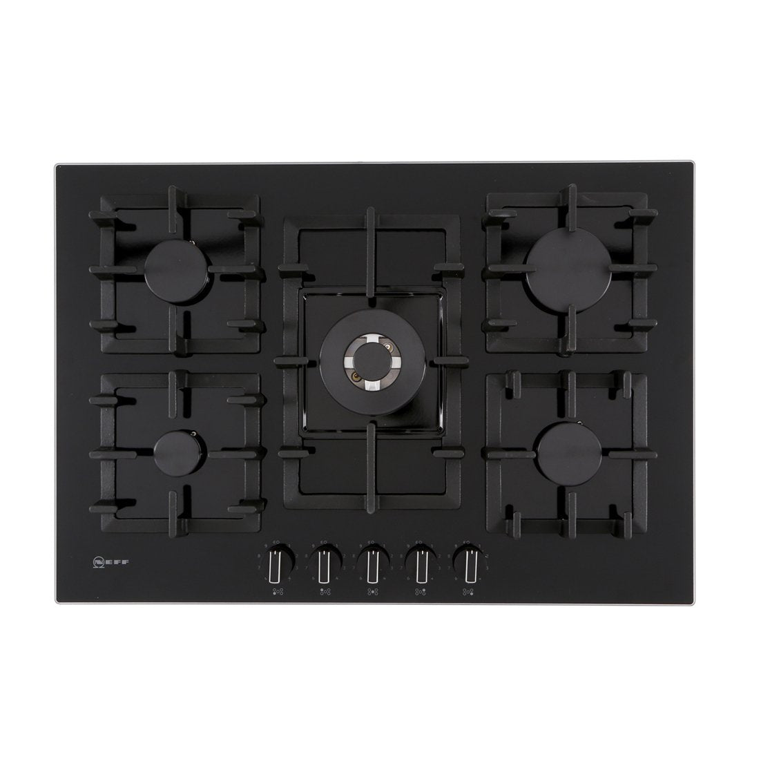 Neff 5 Burner Gas Hob Black Tempered Glass - T27CS59S0 N70 - Naamaste London Homewares - 1