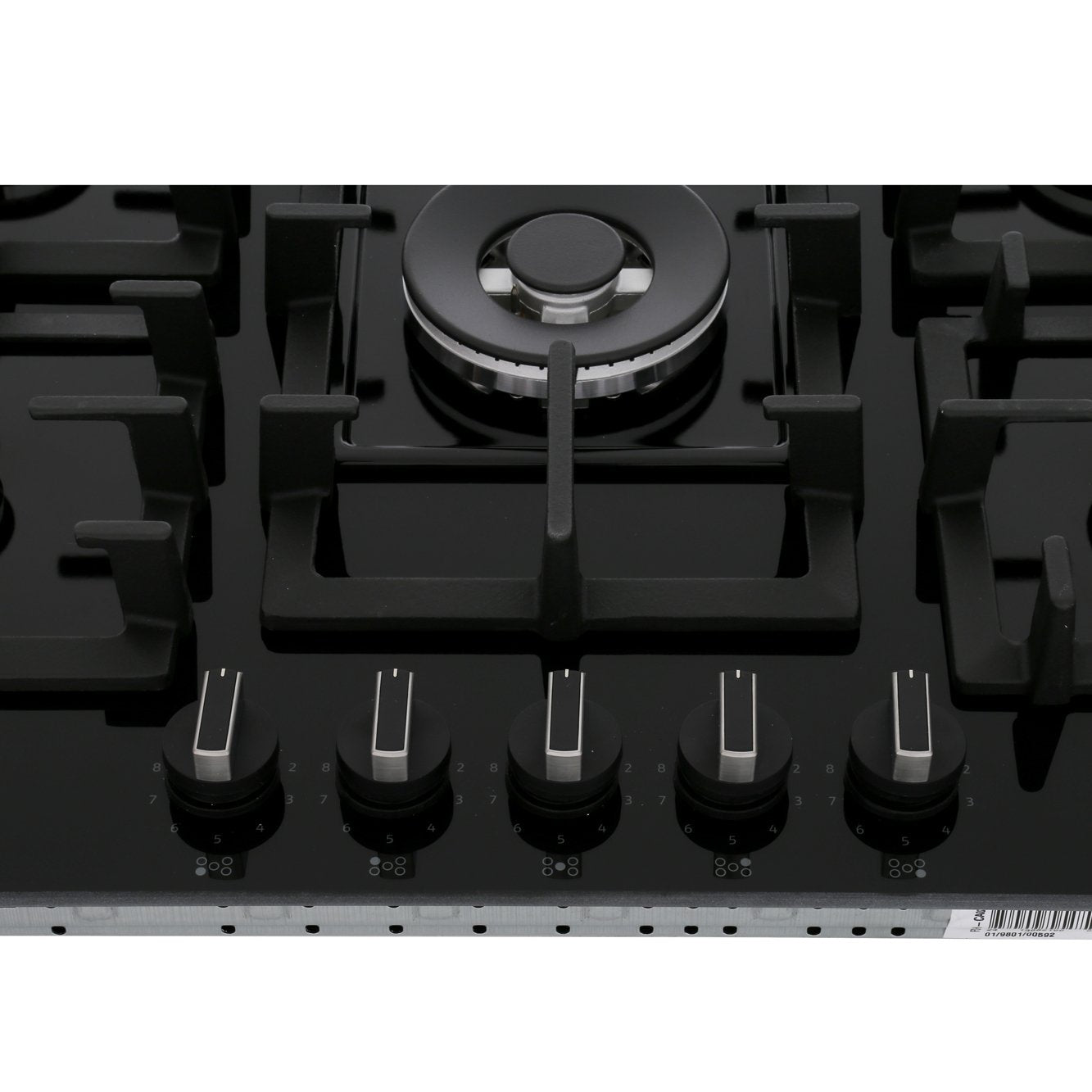 Neff 5 Burner Gas Hob Black Tempered Glass - T27CS59S0 N70 - Naamaste London Homewares - 5