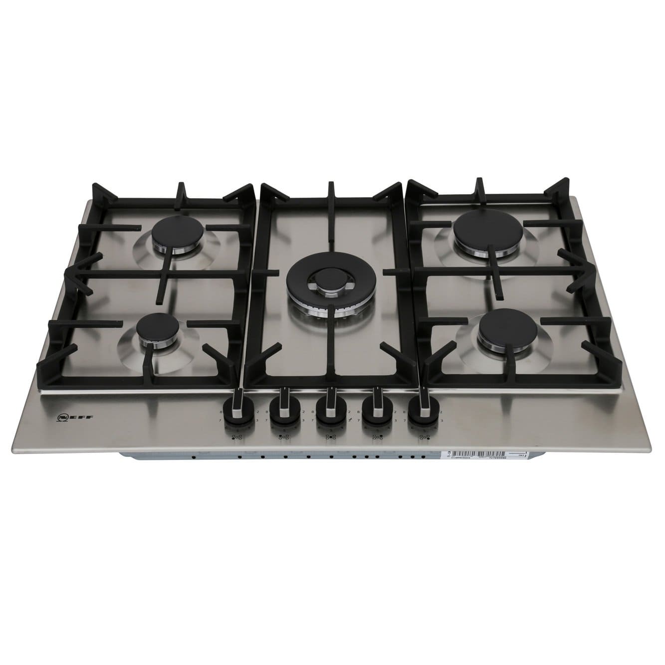 75cm Neff 5 Burner Gas Hob Stainless steel - T27DS59N0 - Naamaste London Homewares - 2