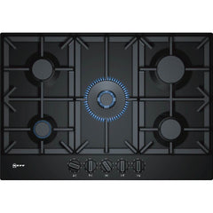 75cm Neff 5 Burner Gas Hob Black - T27DS59S0 N70 - Naamaste London Homewares - 1