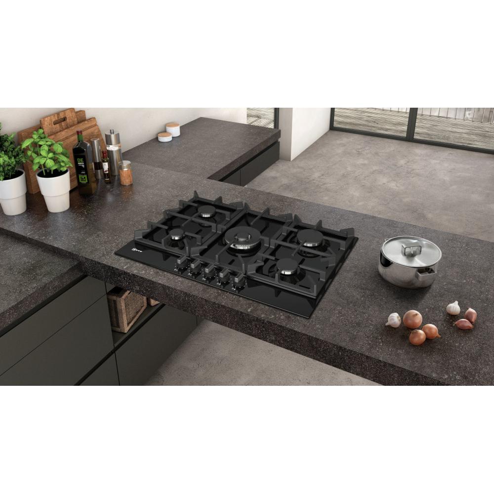 75cm Neff 5 Burner Gas Hob Black - T27DS59S0 N70 - Naamaste London Homewares - 6