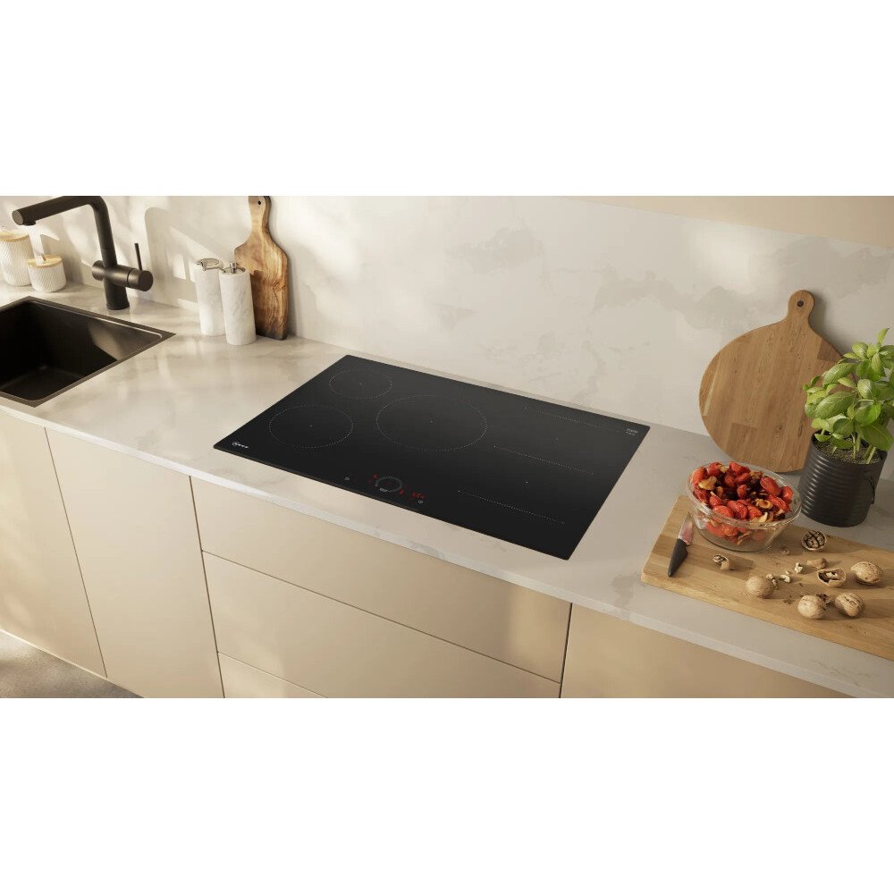 80cm Black 4 Zone Neff Induction Hob - T58FHW1L0 N70 - Naamaste London Homewares - 3