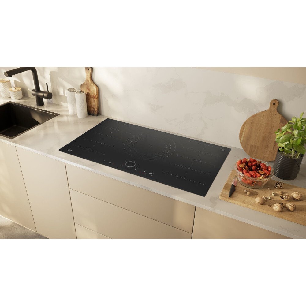 90cm 5 Zone Neff Induction Hob, Black - T69FUV4L0 N90 - Naamaste London Homewares - 4