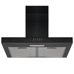 60cm Black Cooker Hood / LED Lighting - SIA TBC60BL - London Houseware - 1