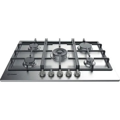 5 Burner Gas Hob, 75cm Stainless Steel - Indesit THP 751 W/IX/I 5 - London Houseware - 1