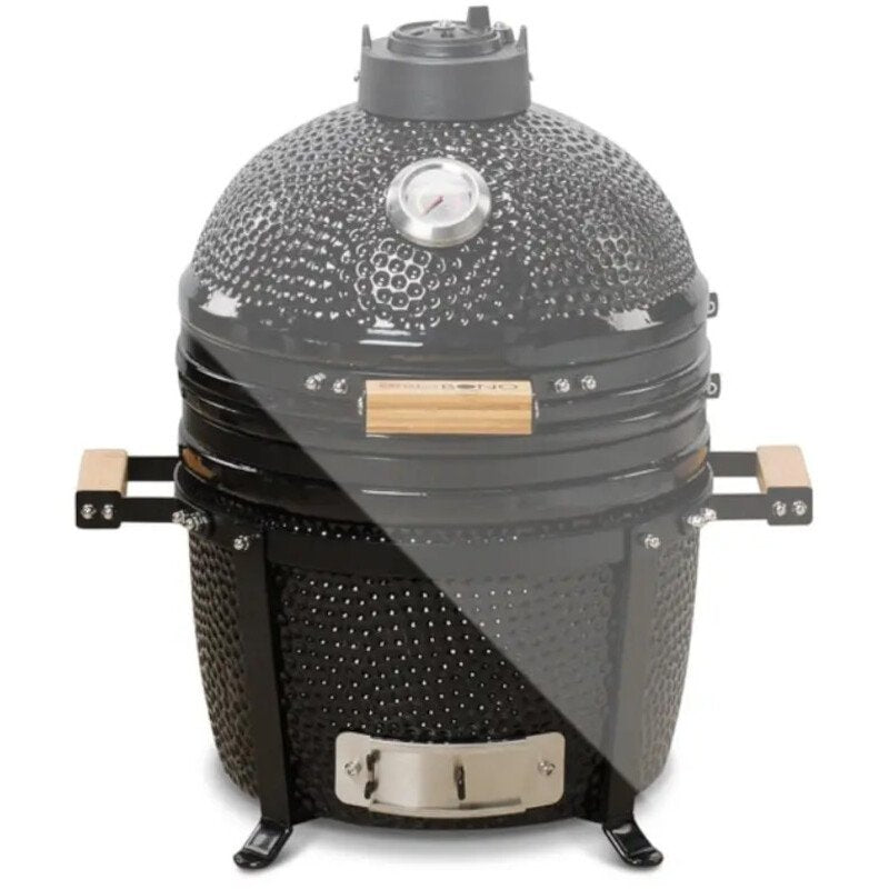 40cm Minimo 15" Charcoal BBQ Grills, Black Pack - Kamado Bono - Naamaste London Homewares - 8