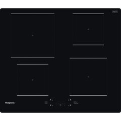 59cm 4 Zone Induction Hob Black - Hotpoint TQ 1460S NE - Naamaste London Homewares - 1